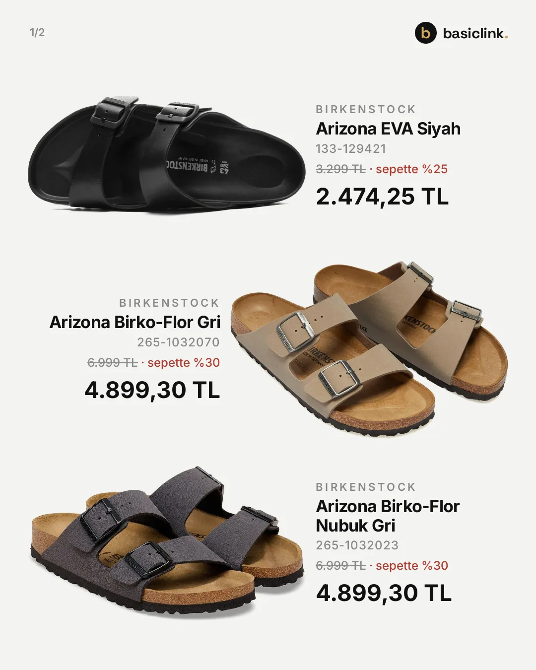 Kışın al, yazın giy: Birkenstock Arizona'da sepette %25–30 indirim, 2. görsel
