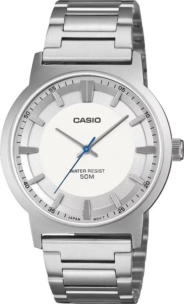 Casio MTP-B220 beyaz kadran, çelik kordon