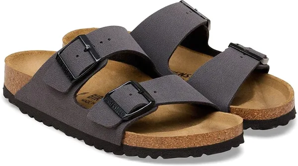 Birkenstock Arizona Birko-Flor Nubuk Gri